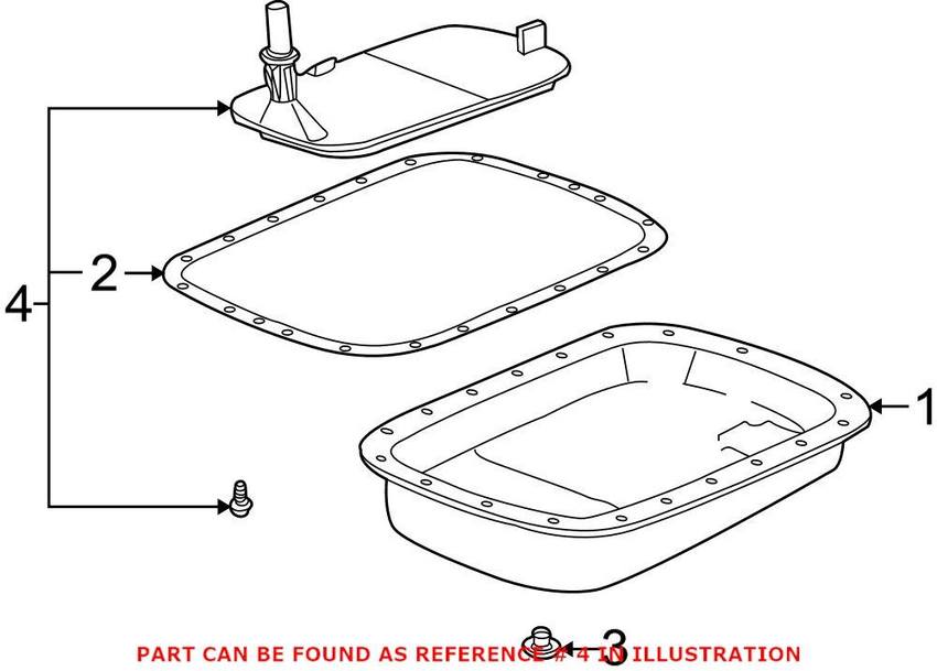 BMW Auto Trans Filter Kit 24117557069